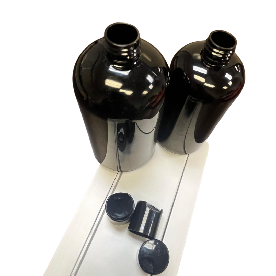 Multiuse Black Dispensing Disc Cap (24-410)- Ideal for 250 ml/360 ml/500 ml Bottle