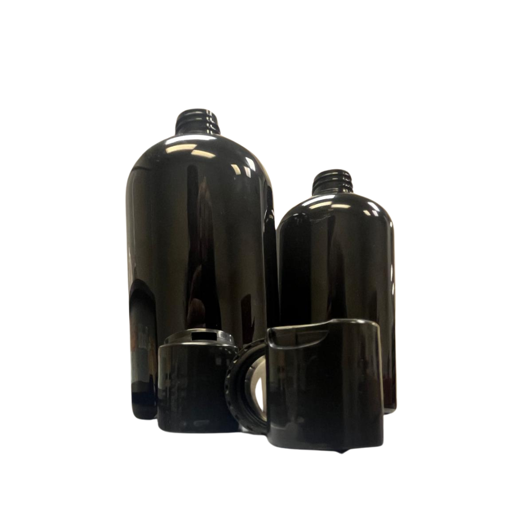 Multiuse Black Dispensing Disc Cap (24-410)- Ideal for 250 ml/360 ml/500 ml Bottle