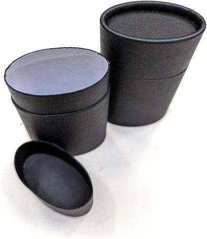 SET 75g black paper deodorant/cosmetic push up tube