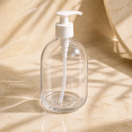 500 ml Clear Plastic Bottle (Hand- Wash Essential) with Pump Dispenser
