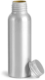 80 ml Aluminum Bottles with Lined Aluminum Caps