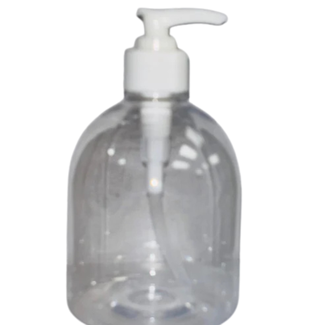 500 ml Clear Plastic Bottle (Hand- Wash Essential) with Pump Dispenser