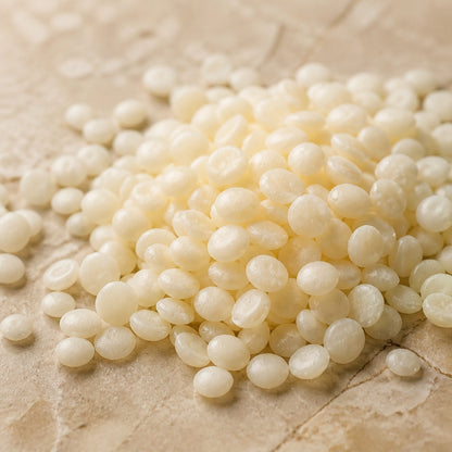 Beeswax Beads - White Cosmetic Grade