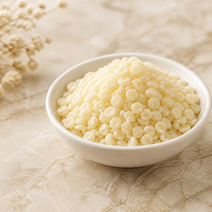 Beeswax Beads - White Cosmetic Grade