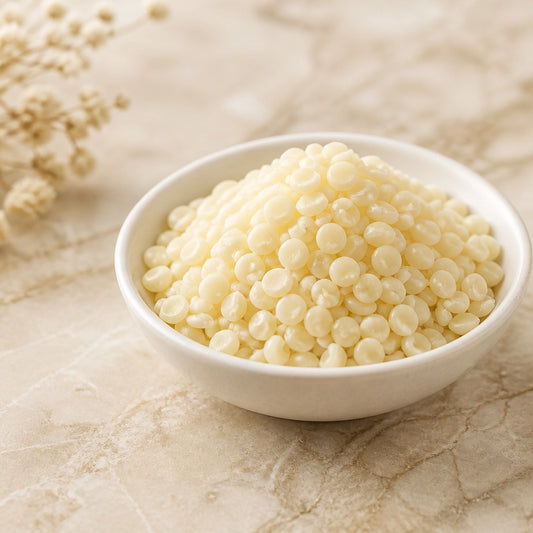 Beeswax Beads - White Cosmetic Grade