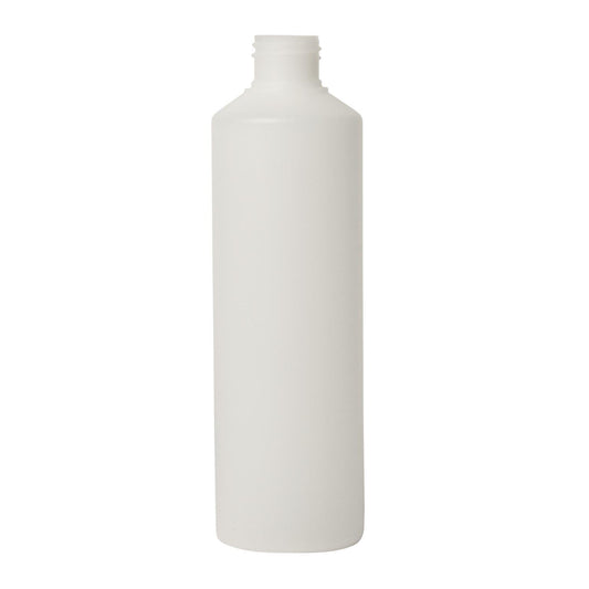 250ml natural HDPE cylinder bottle (24-410)