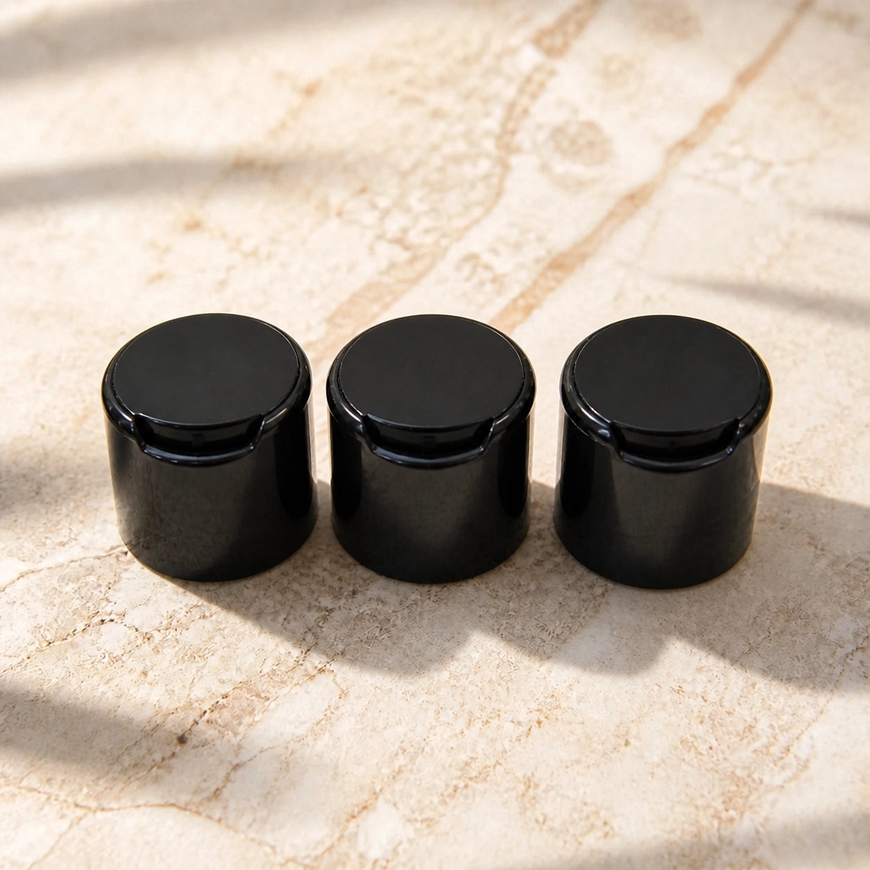 Multiuse Black Dispensing Disc Cap (20-410)- Ideal for 60ml, 120ml, 130ml Bottle