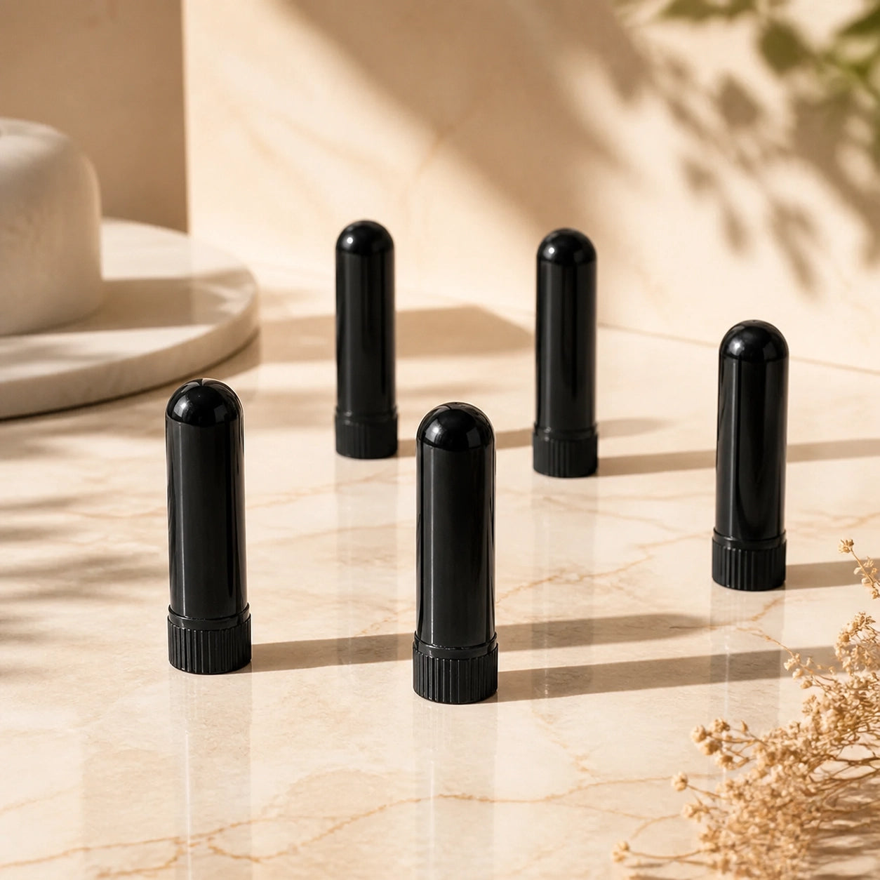 SET Inhaler Tube (black) (cotton wick included)