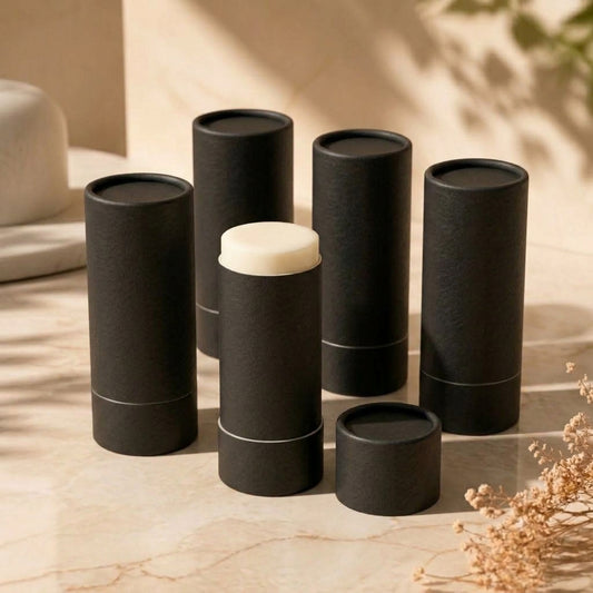 Lot de 75 g de déodorant/cosmétique en tube noir à pousser